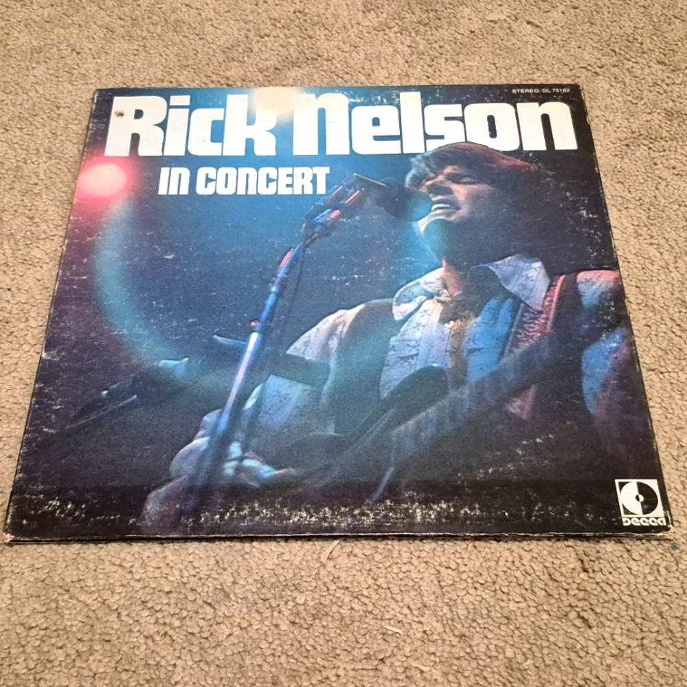 Rick Nelson In Concert Vinyl Record